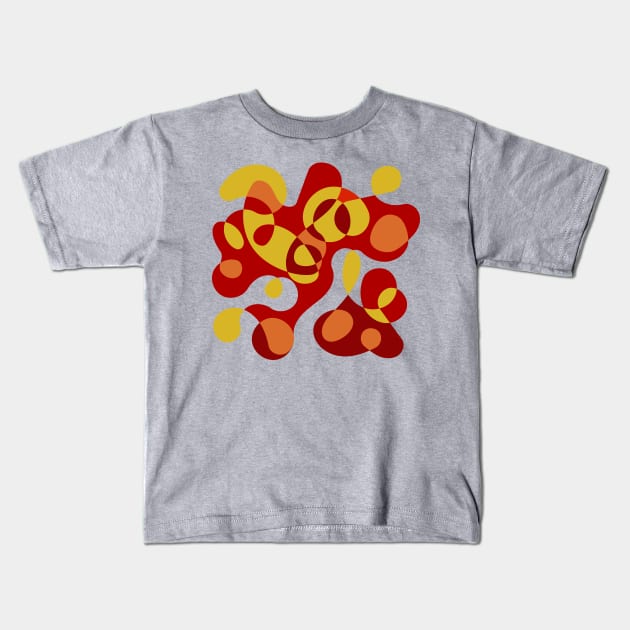 Surreal Shapes (Miro Inspired) Kids T-Shirt by n23tees